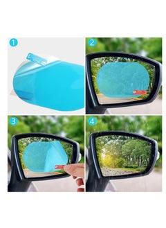 Generic Car Rearview Mirror Film, Anti Fog, Anti Glare, Anti Scratch, Anti Mis, Rainproof Waterproof, HD Nano Clear Protective Sticker Film for Car Mirrors, Side Windows, Safe Driving  - Image 3
