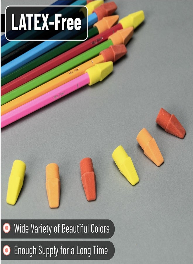 Mr. Pen- Pencil Erasers Toppers, 30 Pack, Sunset Scheme, Latex Free, No Smudge, Mr Pen Erasers for Pencils - Image 4