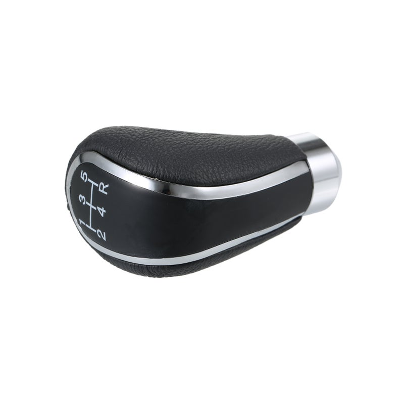Automatic Shift Knob: Black Premium PU Leather & ABS Material - Stylish Durable Design Gear Shift Knob for GM Aftermarket Car Replacement - Image 4