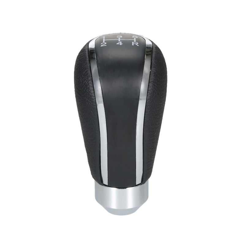 Automatic Shift Knob: Black Premium PU Leather & ABS Material - Stylish Durable Design Gear Shift Knob for GM Aftermarket Car Replacement - Image 1