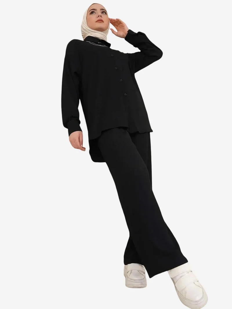 BDART Oversized Shirt & Pants Two-Piece Coord Set