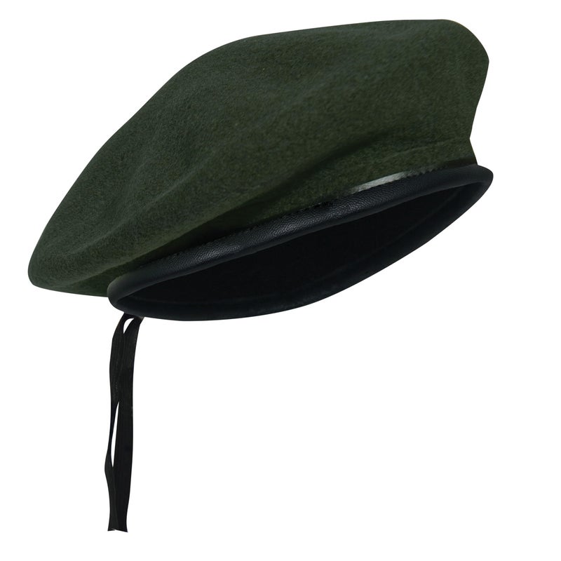 Rothco Wool Monty Beret Elevate Your Style Classic Uniform Ready Cap Green - Image 2