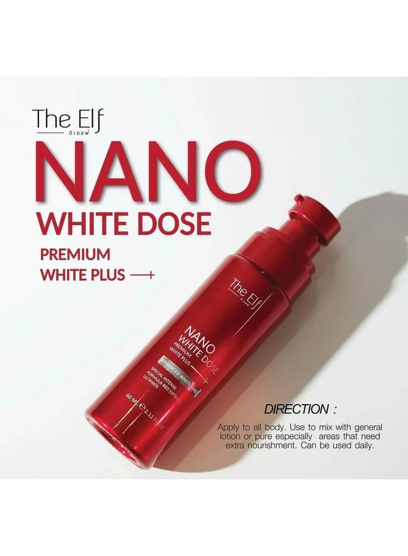 The Elf Nano White Dose Serum 60ml – Advanced Skin Brightening, Glutathione, Vitamin C, Red Extract - Image 4