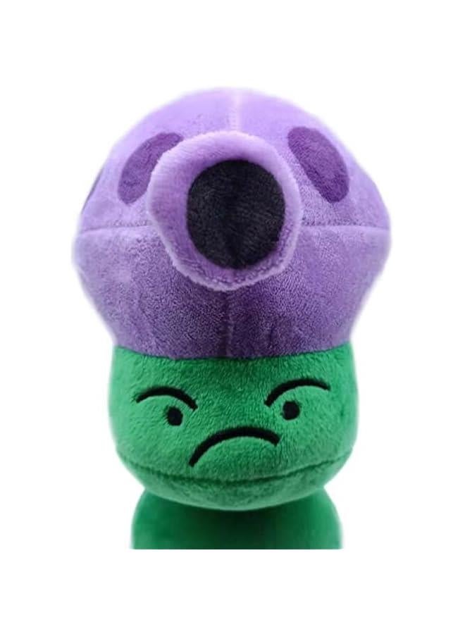 PVZ Stuffed Toys - Zombie Plant Plush, 50pcs Stickers, Fume-Shroom Figure Set  - Image 1