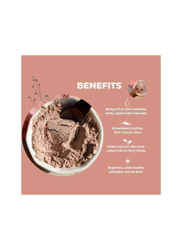100% Natural Sandalwood Powder for All Skin Types – Soothes Inflammation, Treats Blemishes, and Promotes Clear, Radiant Skin (50gm)