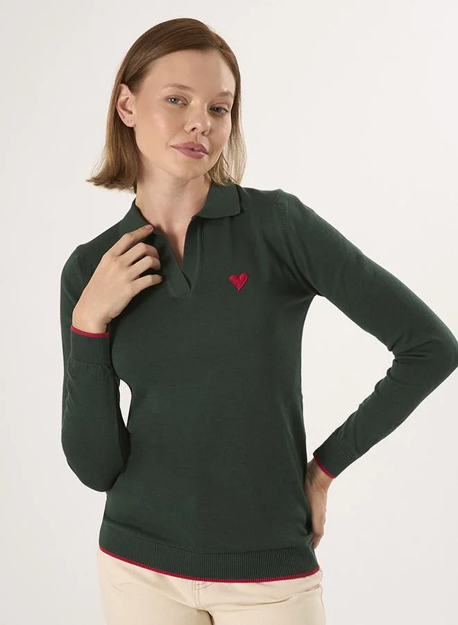 فيليكس هاردي Polo Neck Knitted Pullover