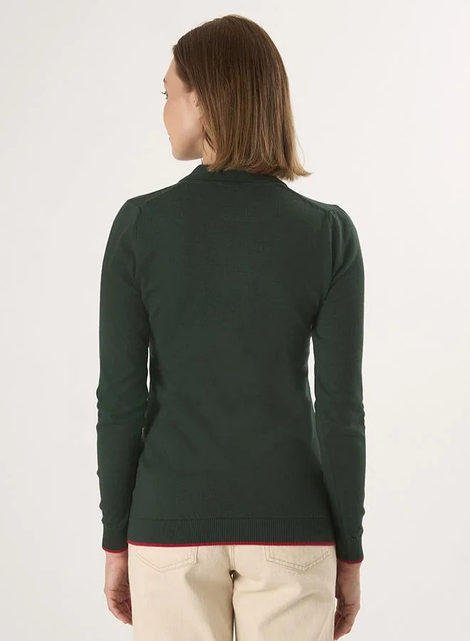 FELIX HARDY Polo Neck Knitted Pullover