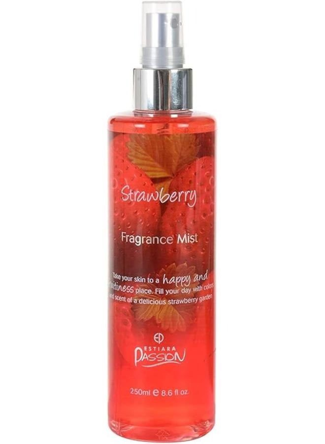 رذاذ عطري برائحة الفراولة من إستيارا باشن 250 مل