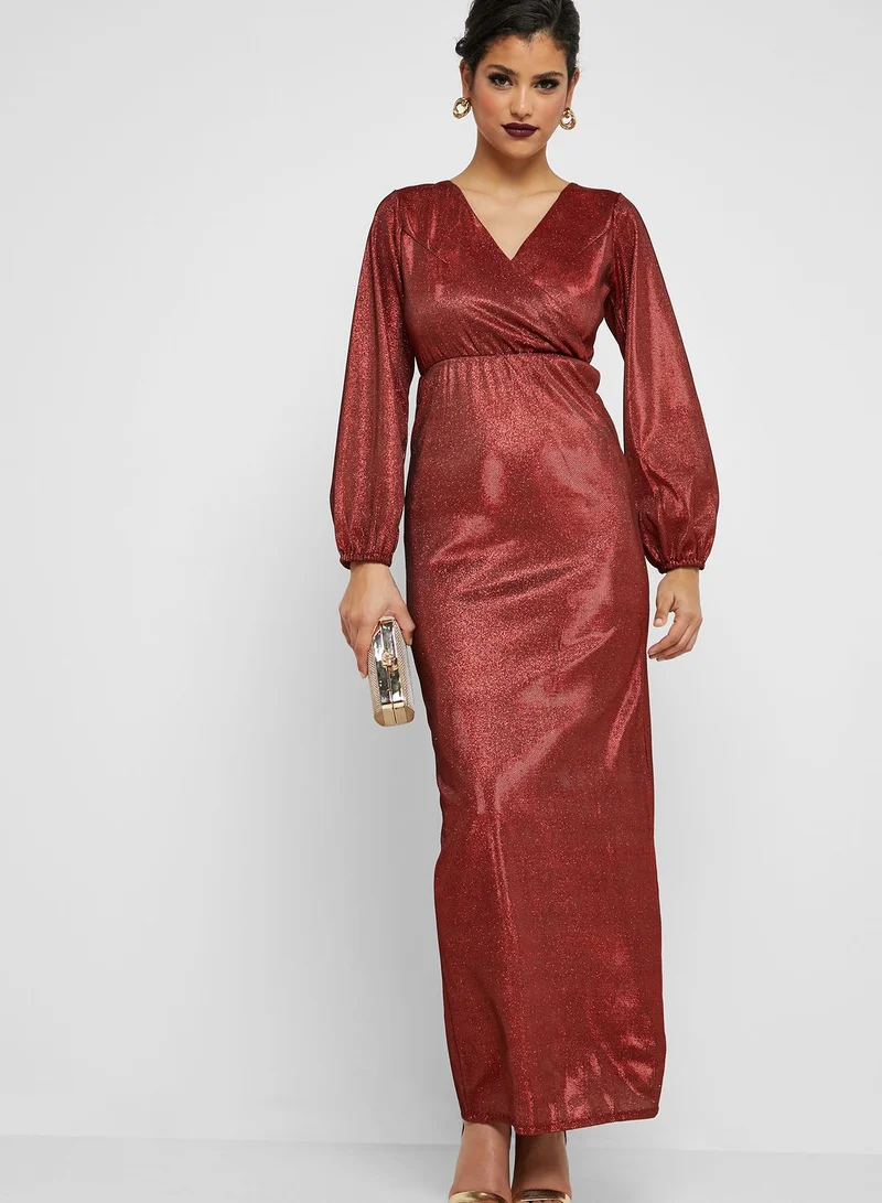 Ella Limited Edition Shimmering Longsleeve Dress