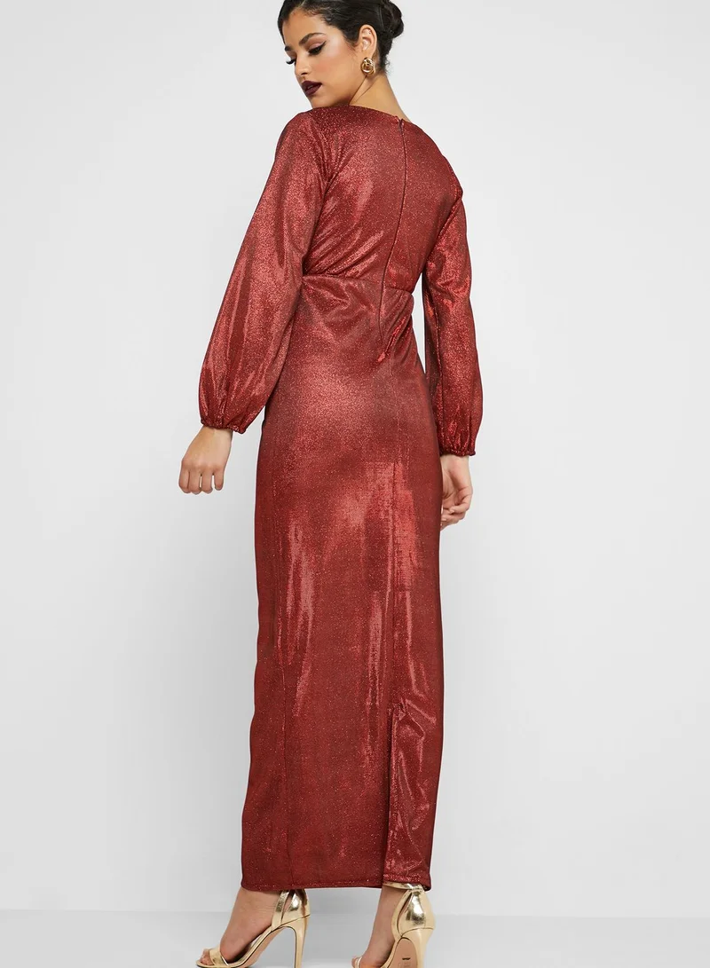 Ella Limited Edition Shimmering Longsleeve Dress