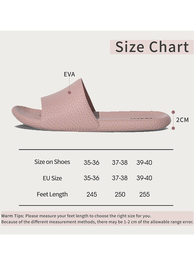 يورغو Bathroom Slippers for Men and Women Non-Slip Quick Drying Shower Shoes Comfortable Soft Sole Large Size Indoor Outdoor Home Use Slides - Image 2