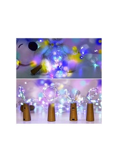 Wine Bottle Lights with Cork,10 Packs 2M 20 LEDs Copper Wire Battery Operated Beer Fairy String Cork Shaped for Mothers Day,Weddings,Daughter Gifts,Decorations
