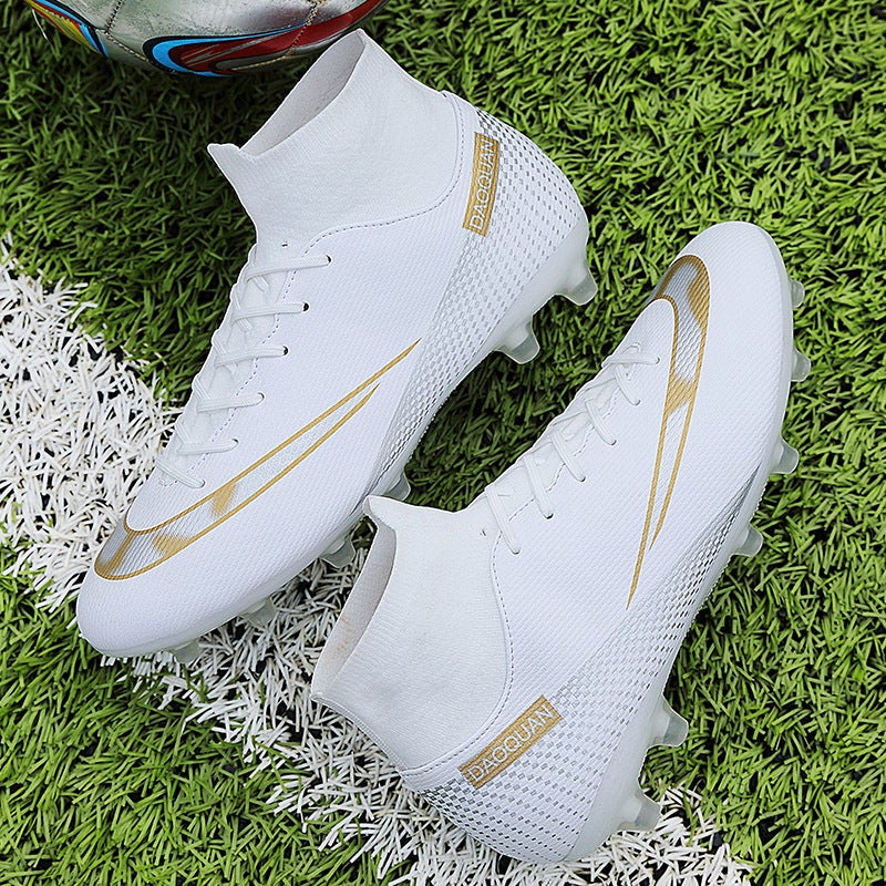 New High-Top Football Shoes For Men And Women Students Broken Tf Nail Adult Competition Nail Children'S Training Generation - Image 3