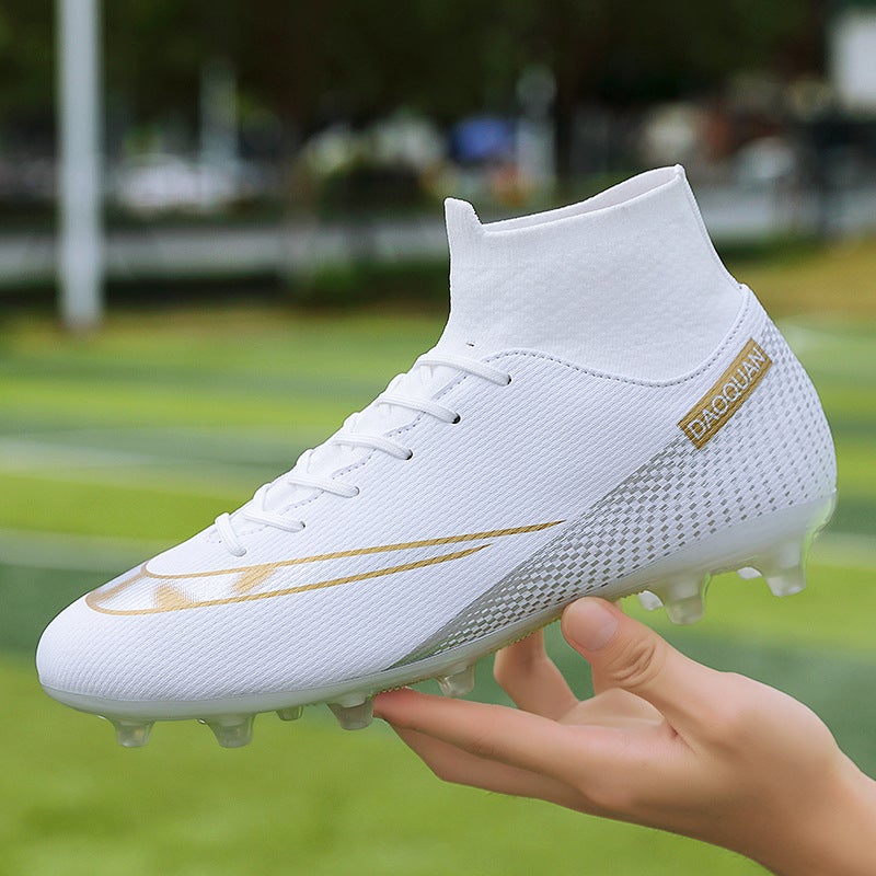 New High-Top Football Shoes For Men And Women Students Broken Tf Nail Adult Competition Nail Children'S Training Generation - Image 2
