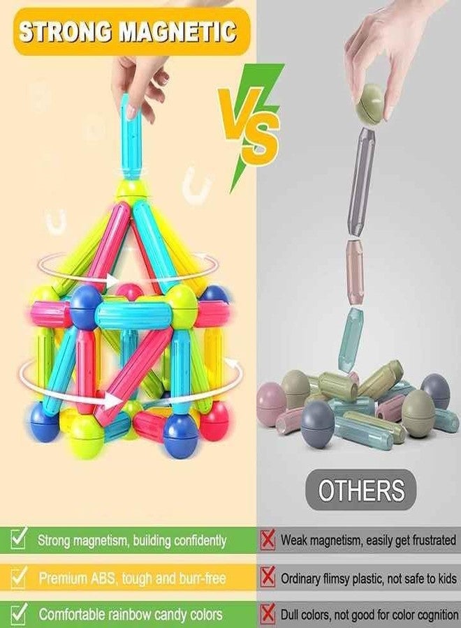 KAVANA Magnetic Building Sticks Blocks Kids Toy, Learning Sticks and Balls, Activities Toy for Toddlers, Educational Magnet Building Blocks,Kids Toys for 3+ Year Old Gifts(25pcs) - Image 3