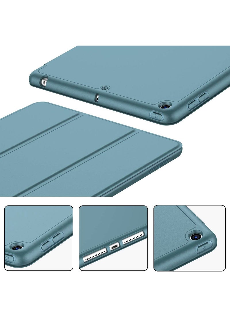 Generic - Smart Case for Samsung Galaxy Tab a7 Case 10.4 Inch 2022 2020 (SM-T509 T500 T503 T505 T507) with Pencil Holder, Soft TPU Smart Stand Back Cover Auto Wake/Sleep Feature - Green - Image 1
