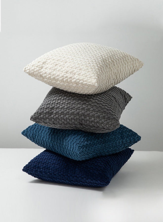BF HOME Set of 4 Pillow Covers, Throw Pillow Covers, Short Plush Cushion Covers, Decorative Solid Colour Cushion Covers 45cm x 45cm for Living Room Sofa Cushions - Image 2