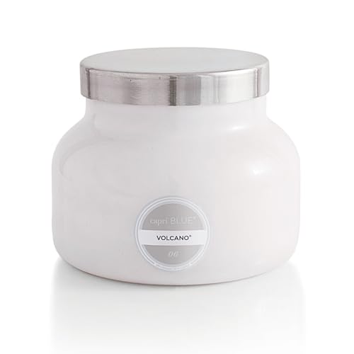 Capri Blue Volcano Scented Candles - Luxury Glass Jar Candles for Home Scented with Tropical Fruit & Sugared Citrus - Soy Wax Blend - Capri Blue Volcano - White Color (19 oz) - Image 1