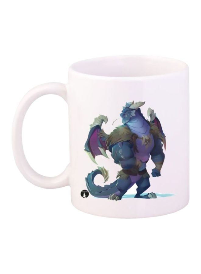 RKN Game Spyro Character Printed Mug White/Grey/Purple - Image 2