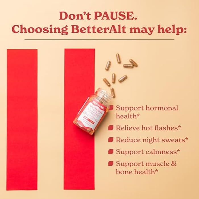 Better Alt Shatavari Capsules | with Dong Quai & Black Cohosh | Helps with Meno Support | Supplement for Women | 1-Month Pack - Image 4