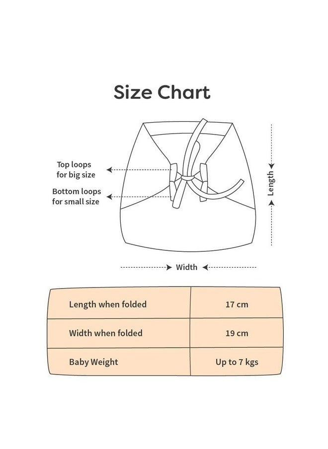Superbottoms - Basic Langot For New Born Baby Pack Of 6 | 100% Pure Cotton Double Layered Langot | Extra Soft & Breathable Nappy | Fits Babies From Medium To Large | Up To 5 Kg (0-6 Months) - Image 1