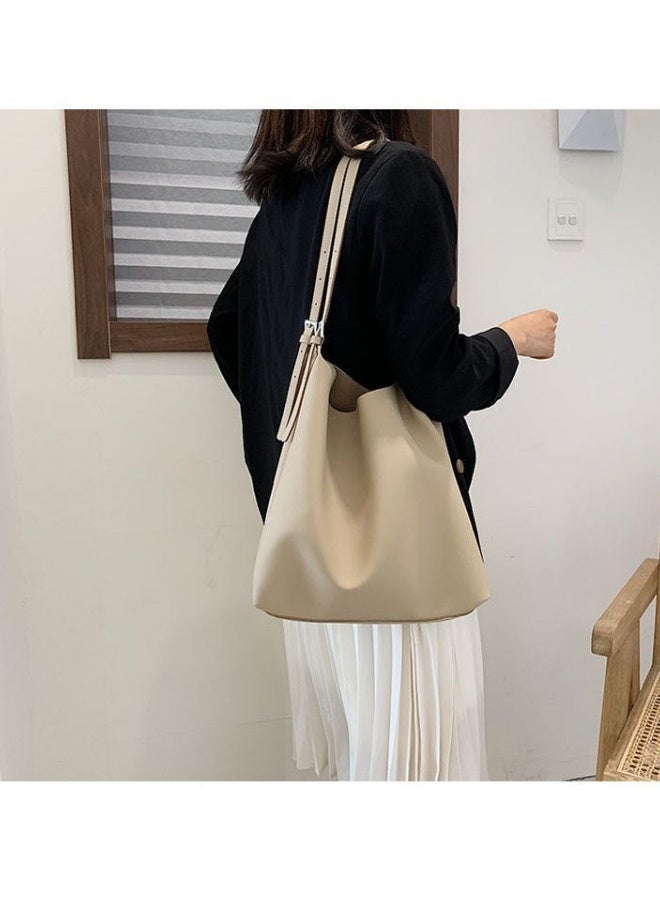SHABILI Women's Large Capacity Tote Bag, Ladies PU Leather Handbag Shopping Bag Clutch Bag, Daily Commuting Shoulder Bag Side Bag Carry Bag Satchel Bags College Bag for Girls and College Students  - Image 2
