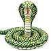 Romart Cobra Snake Stuffed Animal 67inch Large Realistic Cobra Plush Toy Long Giant Lifelike Stuffed Animals Snake Plushie Gifts for Kids Boys Girls Christmas Wild Animals Party DecorGreen - Image 3