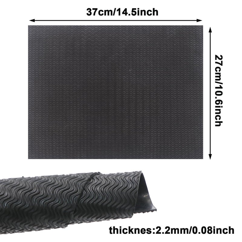 DUTWROY Resistant Sole Sheet Heel Repair Pad Corrugated Rubber Sole Pad Black Shoes Bottom Repairing Material for Women Men Shoes - Image 2