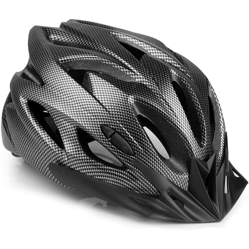FABSPORTS Light Weight Bicycle/Bike Helmet with Flexible Padding for Kids and Adults, Adjustable Size, for Road & Mountain Cycling/Skating (Titanium Black) - Image 5