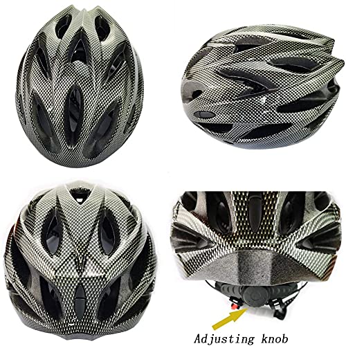 FABSPORTS Light Weight Bicycle/Bike Helmet with Flexible Padding for Kids and Adults, Adjustable Size, for Road & Mountain Cycling/Skating (Titanium Black) - Image 4