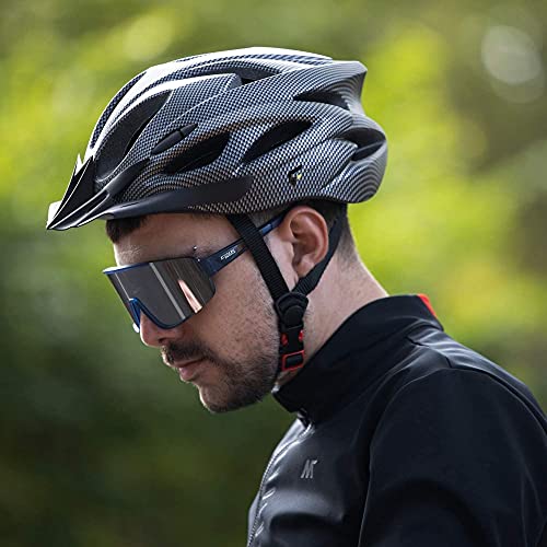 FABSPORTS Light Weight Bicycle/Bike Helmet with Flexible Padding for Kids and Adults, Adjustable Size, for Road & Mountain Cycling/Skating (Titanium Black) - Image 2