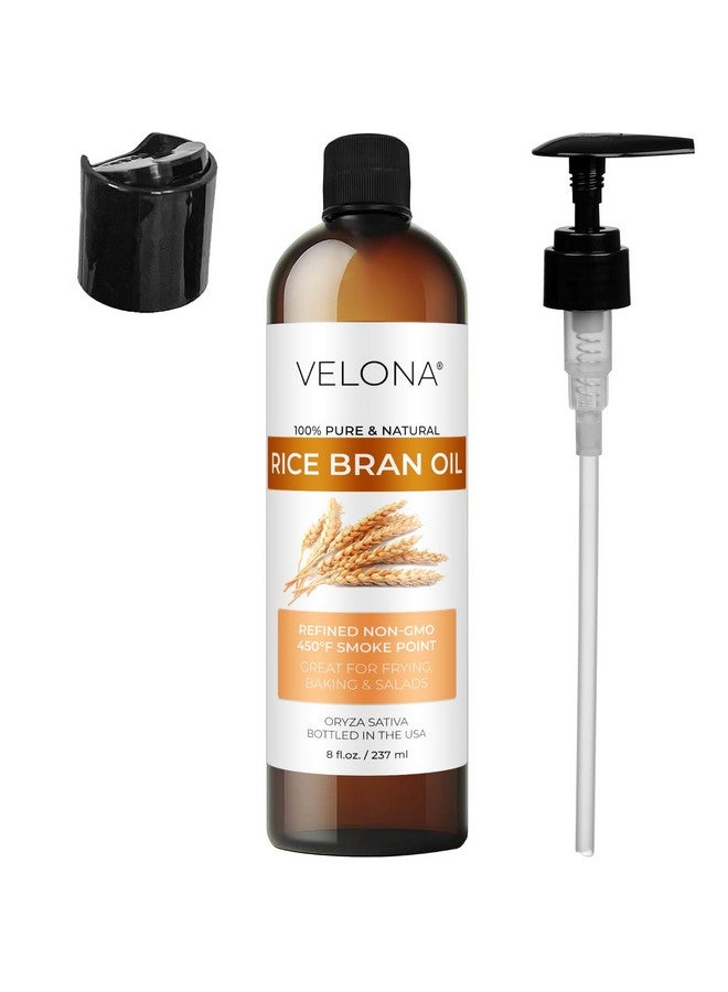 velona Rice Bran Oil 8 Fl Oz | 100% Pure and Natural Carrier Oil | Refined, Cold Pressed | Cooking, Face, Hair, Body & Skin Care | Use Today - Enjoy Results - Image 3