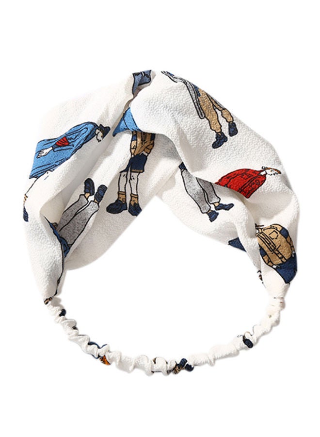 NIBEMINENT Vintage Turban Elastic Headband Multicolour