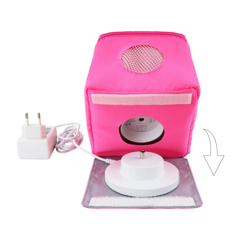 Annmore Bag for Tonies Hearing Figures and Toniebox, Carry Bag for Toniebox Accessories e.g. Charger, Creative Figures, Storage and Transport Bag, Gifts Girls 3 Years, Pink - Image 2