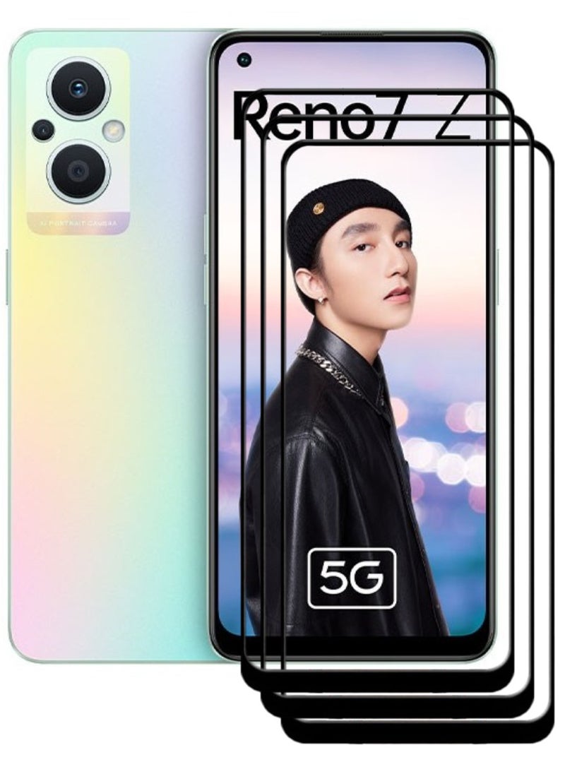 ACLIX 3 Pieces Antistatic ESD Dustproof Premium Quality High Definition Tempered Glass Screen Protector Designed For Oppo Reno7 Z 5G - Image 1
