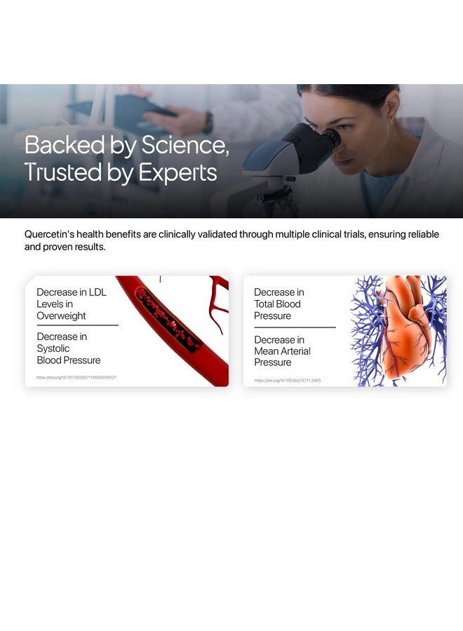 Decode Age Quercetin Supplement, Anti-Allergy Supplement, Supports Energy, Brain and Heart Health, and Immunity, 100mg, 30 Veg Capsules - Image 4