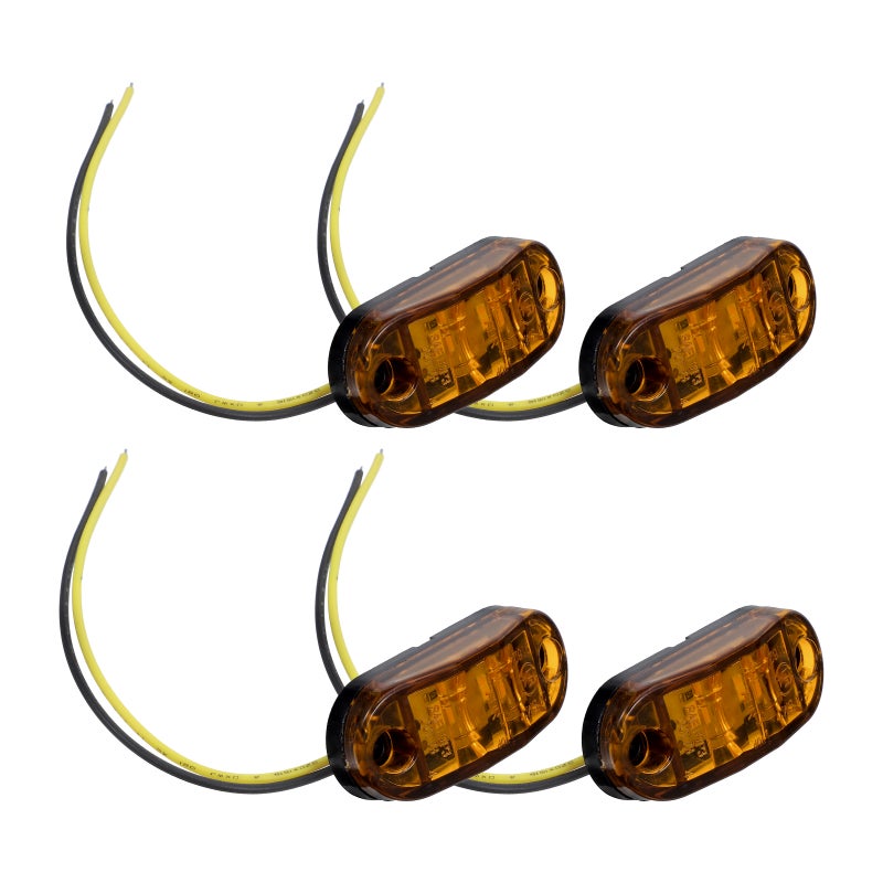 4 Pcs Side Marker Lamp Trailer Tail Light Signal - Image 5