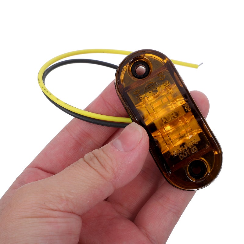 4 Pcs Side Marker Lamp Trailer Tail Light Signal - Image 2
