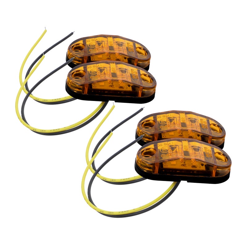 4 Pcs Side Marker Lamp Trailer Tail Light Signal - Image 3