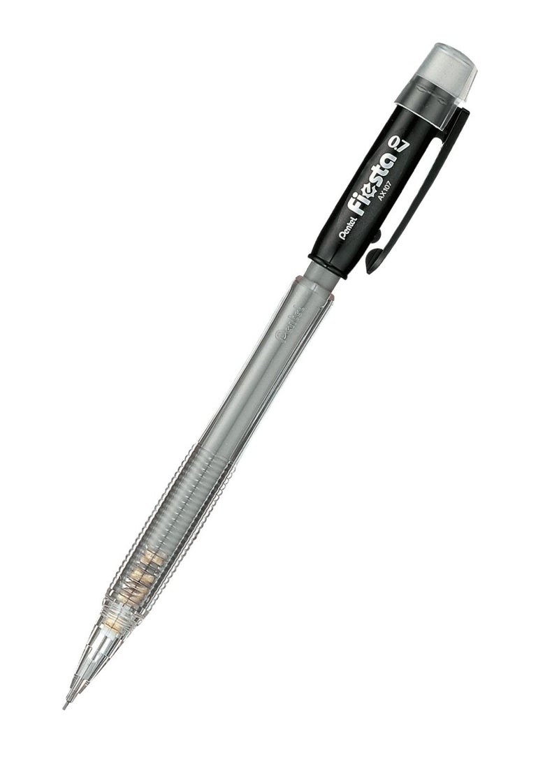 Pentel 4-Piece Fiesta Mechanical Pencil 0.7mm Tip Black Body - Image 2