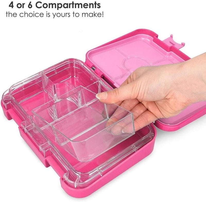 BonBon Prime 4-6 Compartment Leakproof Lunchbox - Mermaid - Image 5