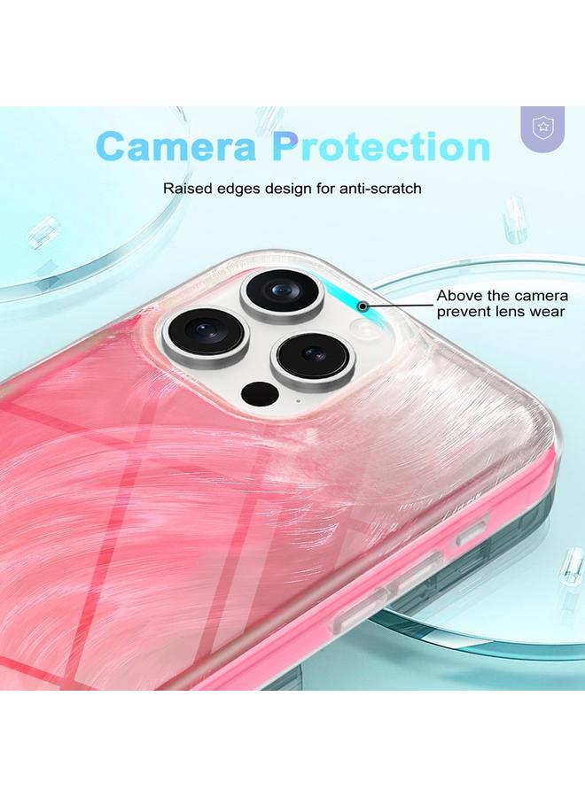 اس-توب جراب لهاتف iPhone 15 Pro IMD ريش متدرج من مادة البولي يوريثين الحراري الهجينة - Image 4