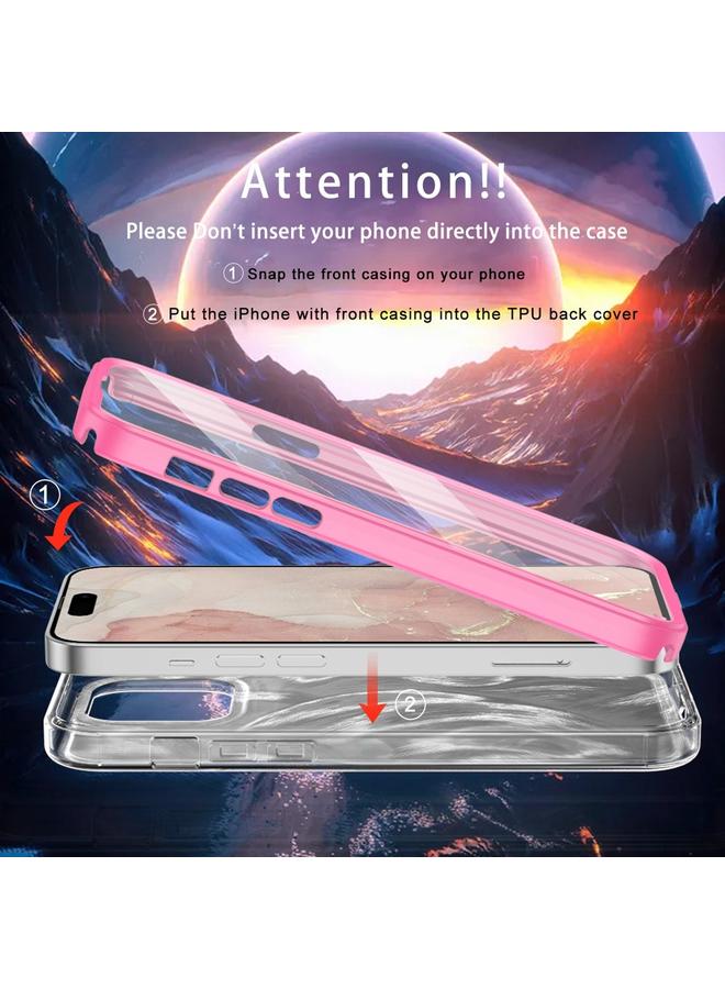 اس-توب جراب لهاتف iPhone 15 Pro IMD ريش متدرج من مادة البولي يوريثين الحراري الهجينة - Image 3