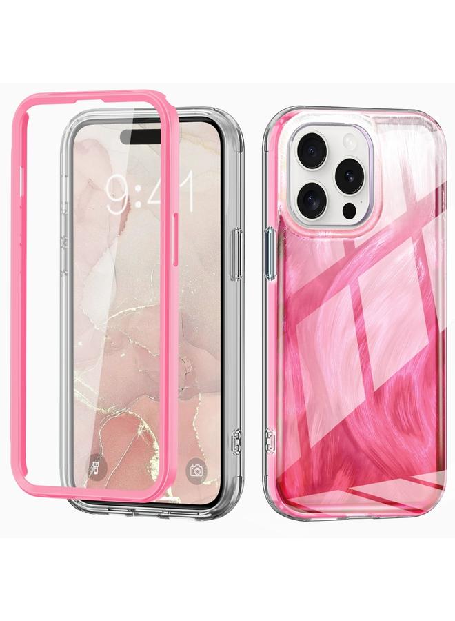 اس-توب جراب لهاتف iPhone 15 Pro IMD ريش متدرج من مادة البولي يوريثين الحراري الهجينة - Image 1