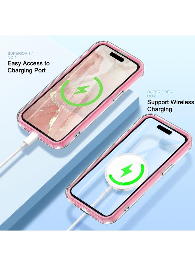 اس-توب جراب لهاتف iPhone 15 Pro IMD ريش متدرج من مادة البولي يوريثين الحراري الهجينة - Image 2