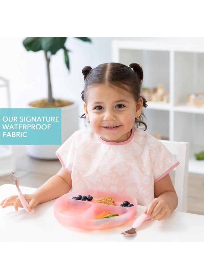 Bumkins Bibs - Toddler Bibs, Waterproof, Large for 1-3 Years, Short Sleeve - Image 2