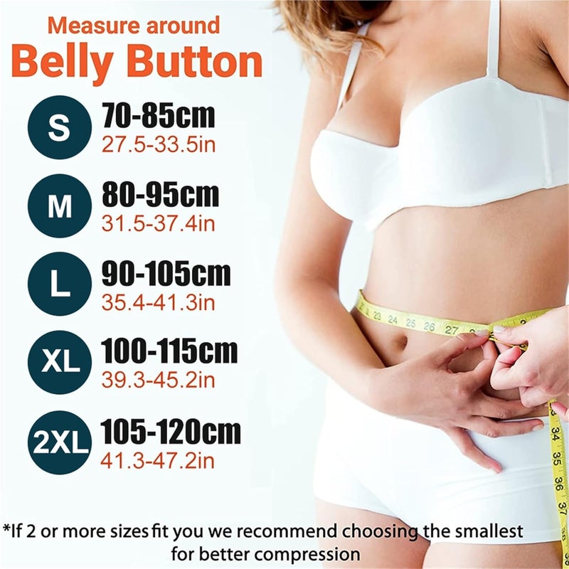 Brace for Women & Men, Adjustable Back Support Straightener for Upper Back Pain Relief(Gray,M-Belly 80-95cm) - Image 3