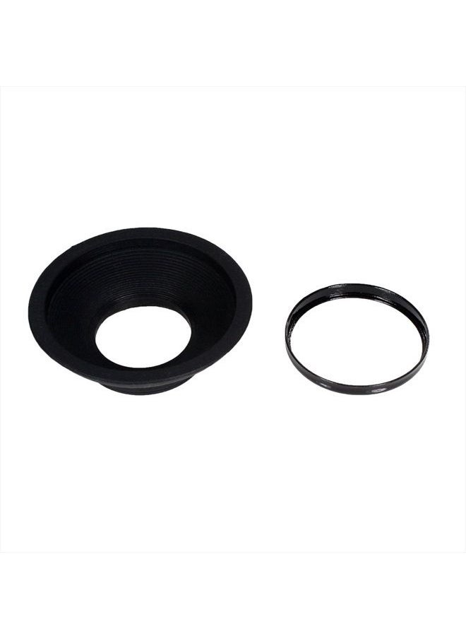 2 Pieces Rubber Eyecup Eyeshade for Glasses Replaces DK-19 Compatible with Nikon D5, D500, D4s, D4, D2 Series, D3 Series, D700, D800, D800E, F6 DSLR Cameras