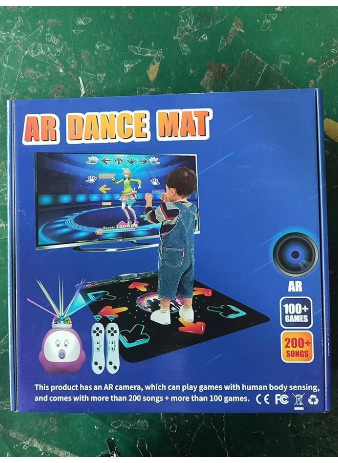 Dance Mat for Kids and Adults, Musical Electronic Dance Step Pad with 100+ Games, 200+Songs, HD Camera, 2 Motion Sensor Controllers, MTV & Cartoon Modes, Toy Gift for Girls& Boys Age 3+ - pzsku/ZF348BAE3830FD6ABD046Z/45/_/1729172860/8e0706da-74c2-4101-bc94-4ddc658d4602