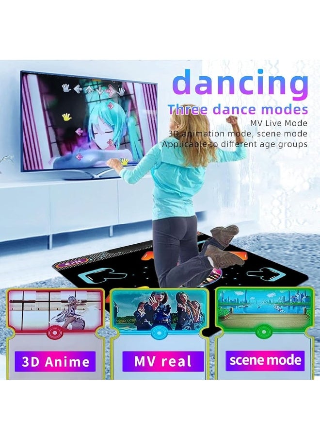 Dance Mat for Kids and Adults, Musical Electronic Dance Step Pad with 100+ Games, 200+Songs, HD Camera, 2 Motion Sensor Controllers, MTV & Cartoon Modes, Toy Gift for Girls& Boys Age 3+ - pzsku/ZF348BAE3830FD6ABD046Z/45/_/1729172866/508af0af-d021-477d-860c-f033474f9d17